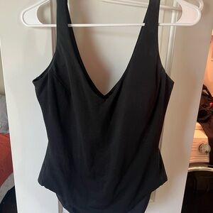 Spanx Pique Shaping Plunge
One Piece
Very Black / XL